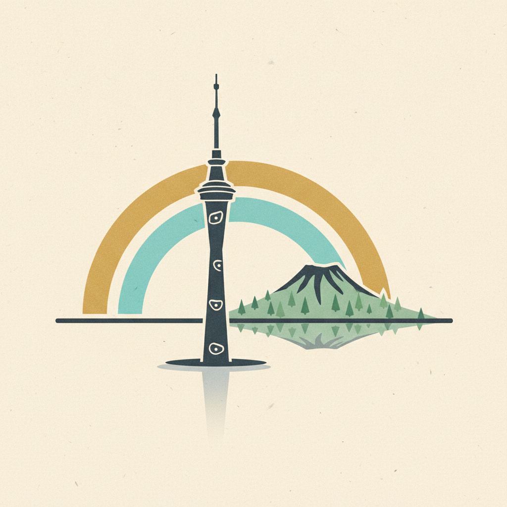 Auckland — Ascend brand illustration