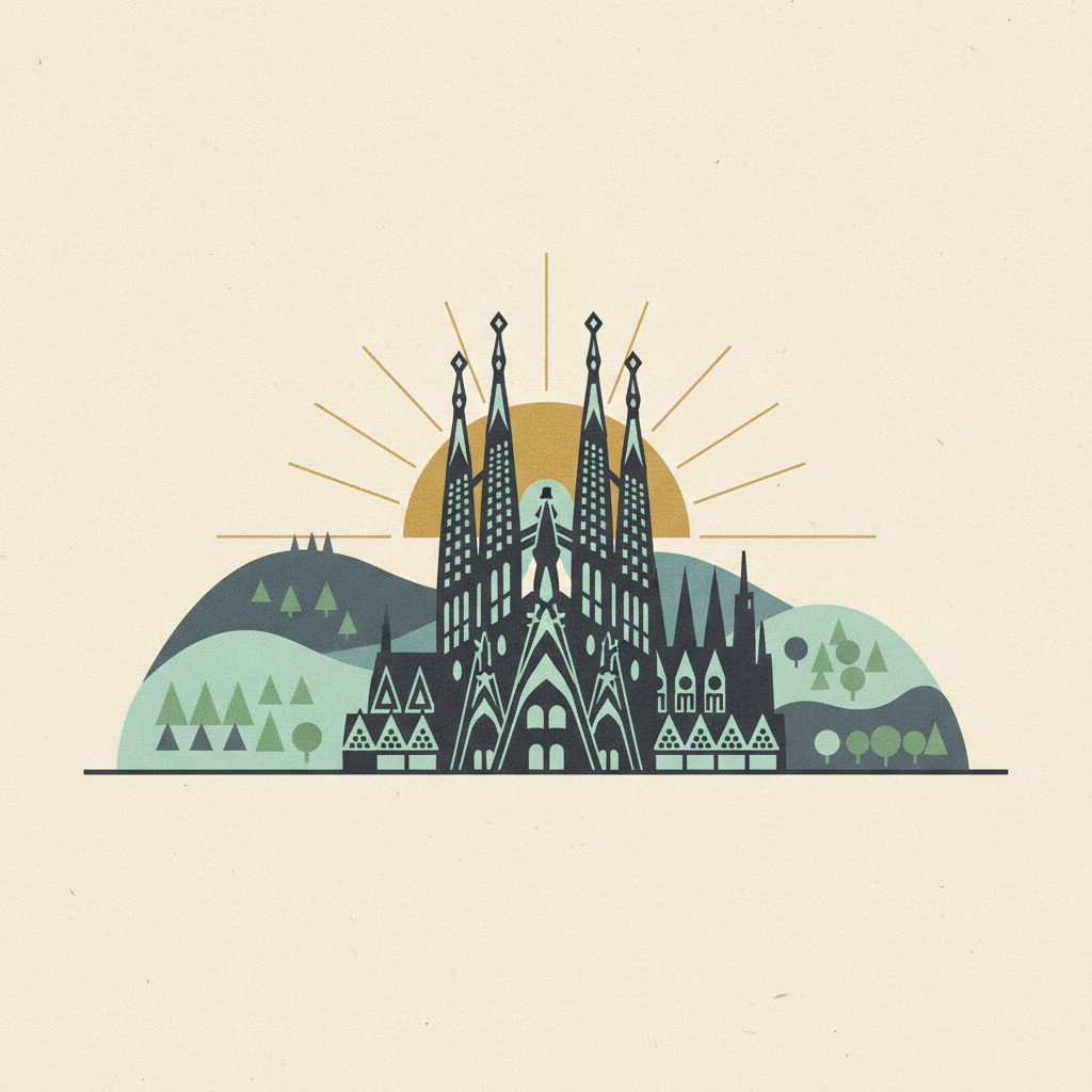 Barcelona — Ascend brand illustration