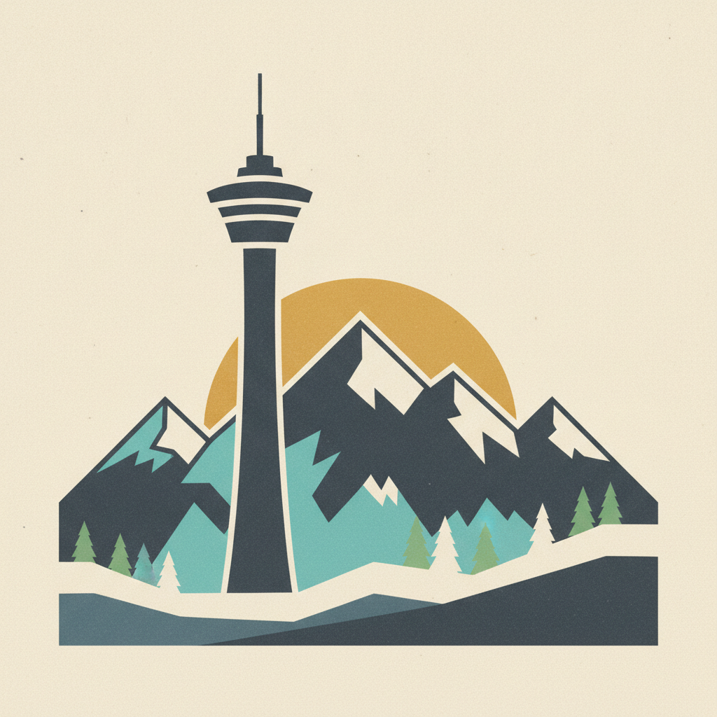 Calgary — Ascend brand illustration