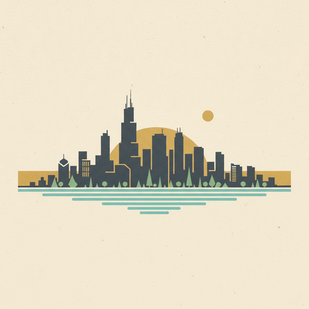 Chicago — Ascend brand illustration