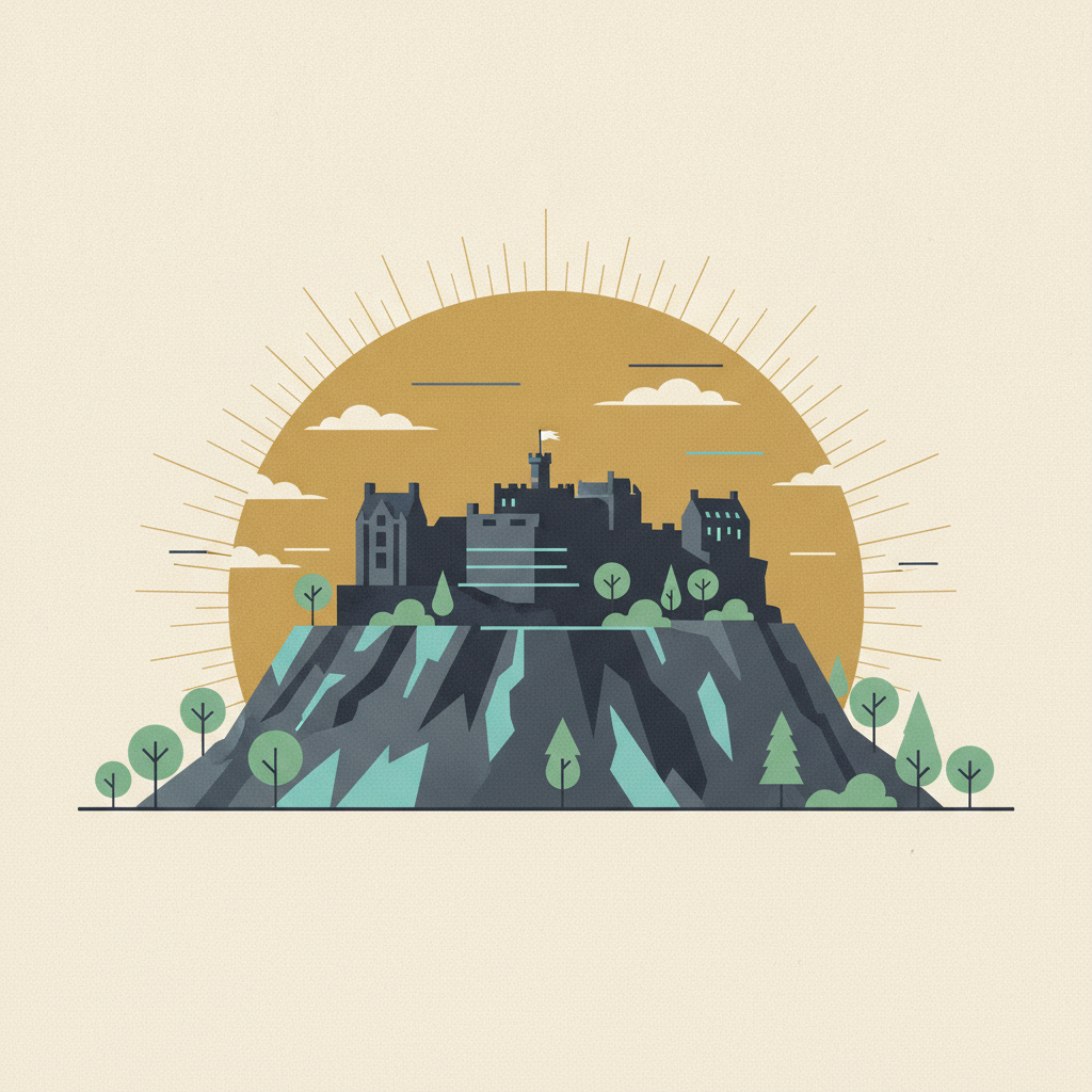 Edinburgh — Ascend brand illustration
