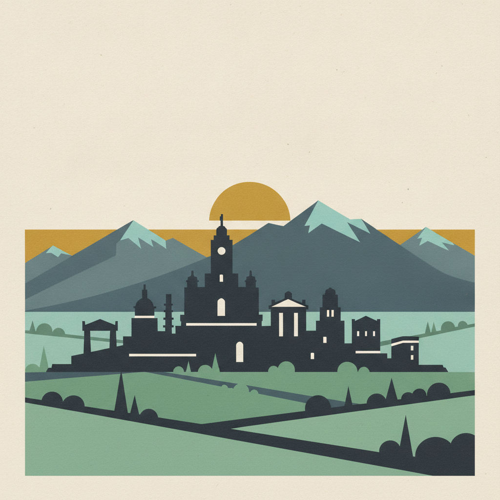 Glasgow — Ascend brand illustration