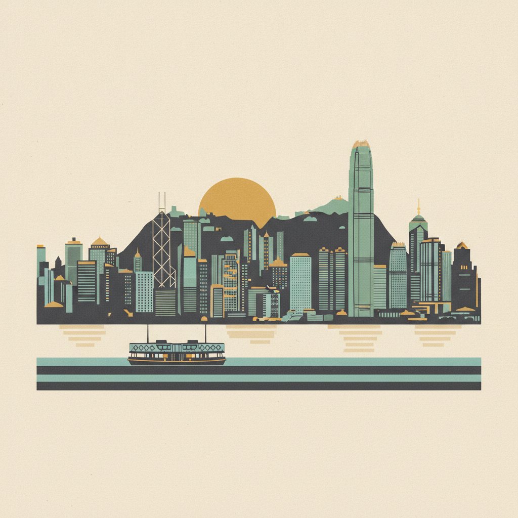Hong Kong — Ascend brand illustration
