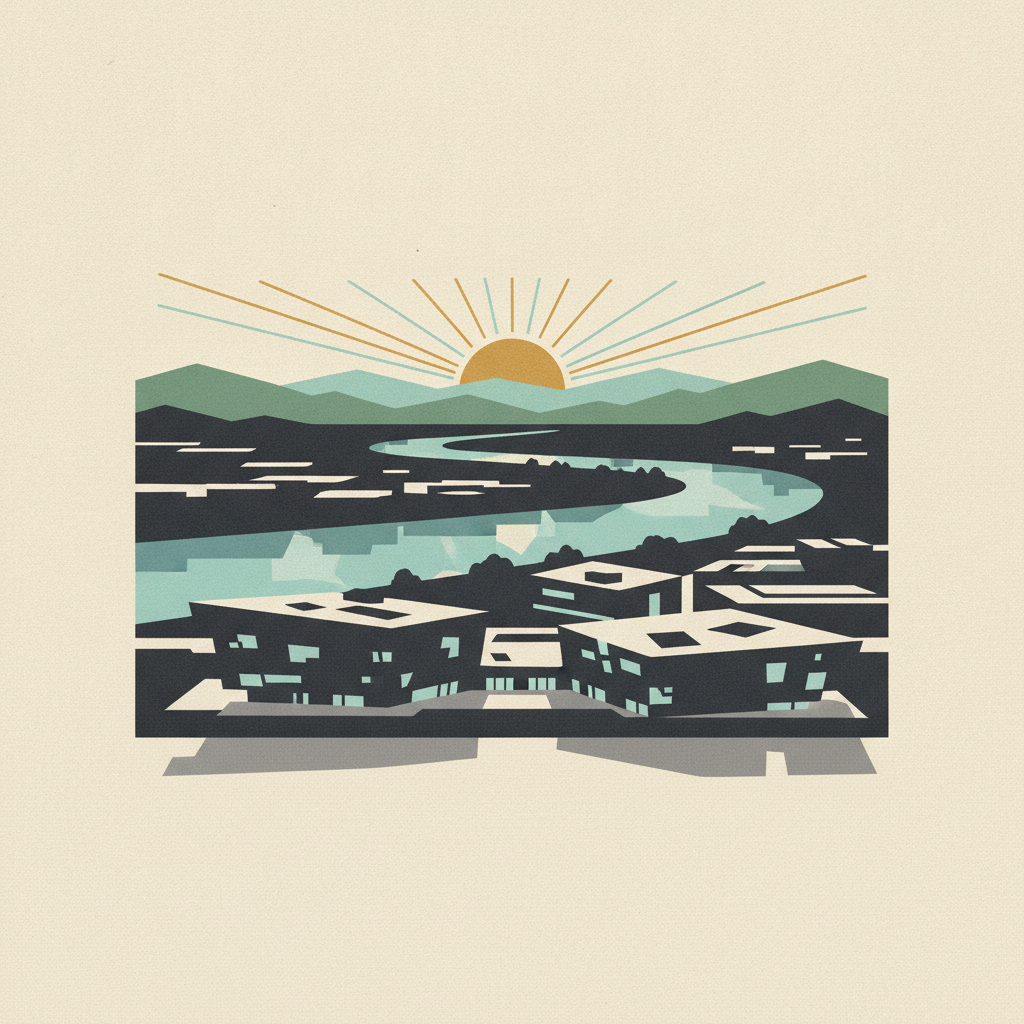 Melbourne — Ascend brand illustration