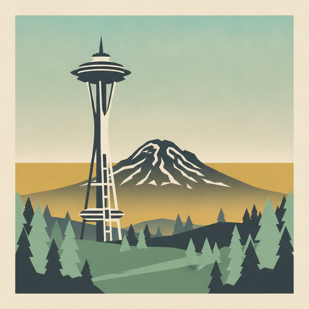 Seattle — Ascend brand illustration