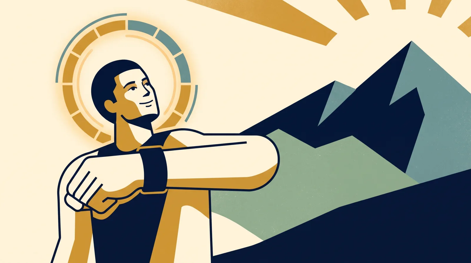 Cartoon illustration for the article: Ascend vs Whoop: readiness scores without the monthly strap