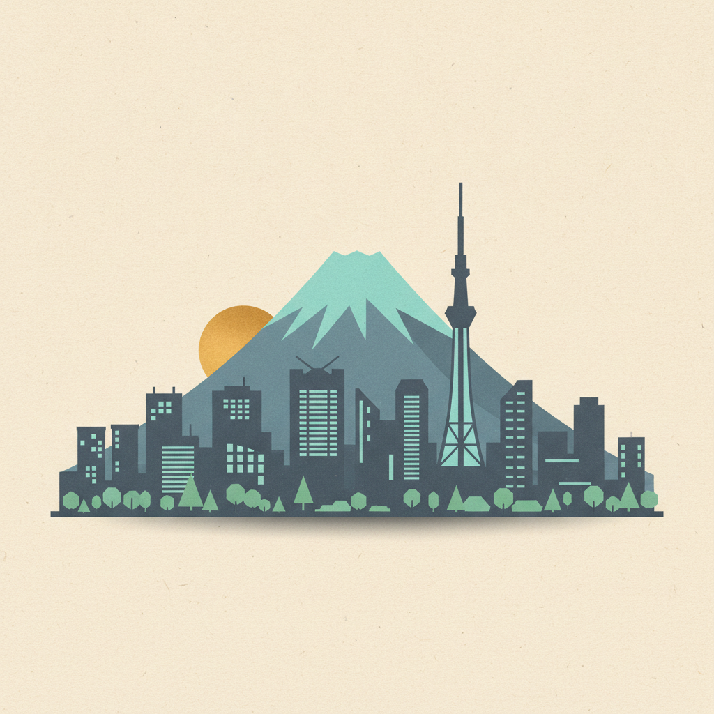 Tokyo — Ascend brand illustration